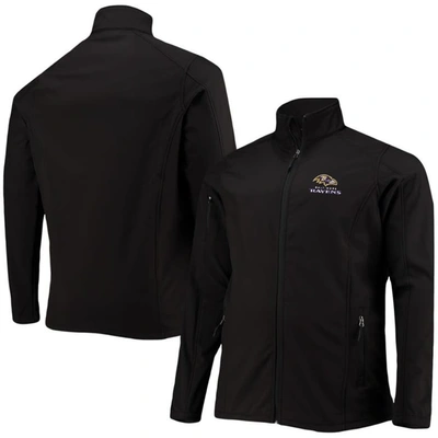 Dunbrooke Charcoal Baltimore Ravens Big & Tall Sonoma Softshell Full-zip Jacket