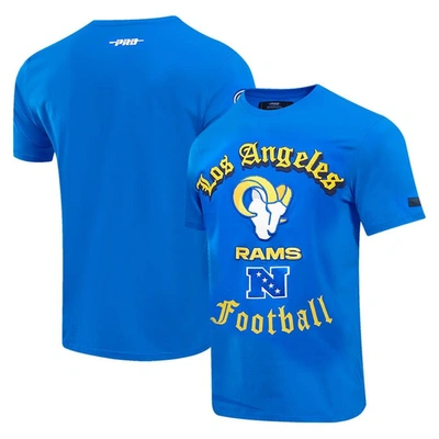 Pro Standard Royal Los Angeles Rams Old English T-shirt