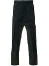 Diesel Black Gold Panelled Cargo Trousers - Blue