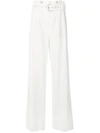 3.1 Phillip Lim Utility Belted Trousers In Neutrals