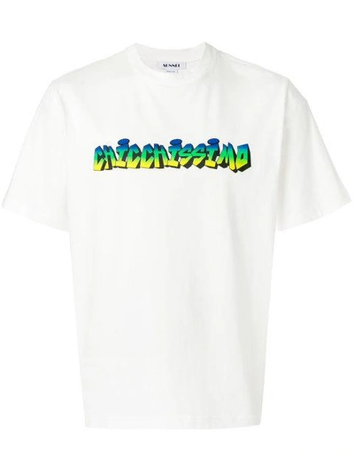 Sunnei Slogan T-shirt - White