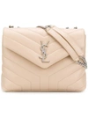 Saint Laurent Small Loulou Chain Bag In Neutrals