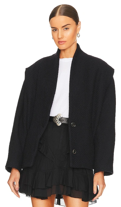Isabel Marant Étoile Drogo Button-front Sweater Jacket In Black