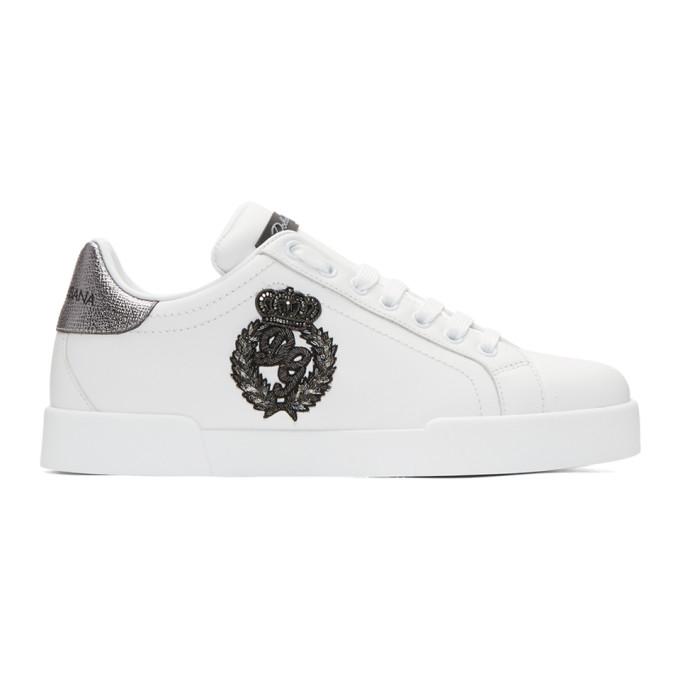 dolce and gabbana crown sneakers