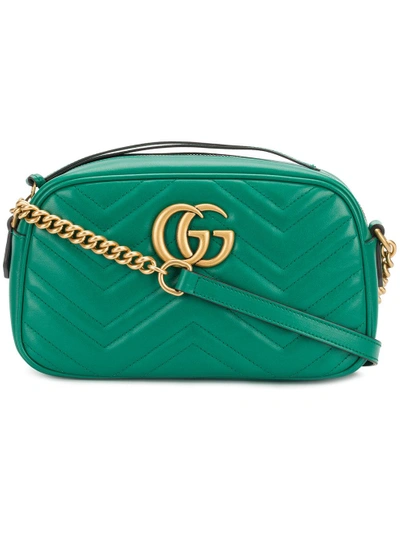 Gucci Gg Marmont Cross In Green