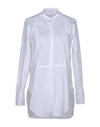 Helmut Lang Solid Color Shirts & Blouses In White