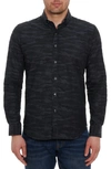 Robert Graham Cains Camouflage Print Button-up Shirt In Black