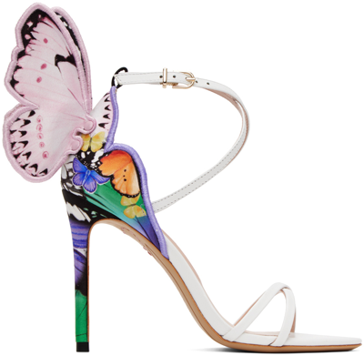 Sophia Webster Chiara Butterfly Napa Ankle-strap Stiletto Sandals In Butterfly Meadow