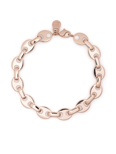 Paco Rabanne Chain Link Bracelet In Orange