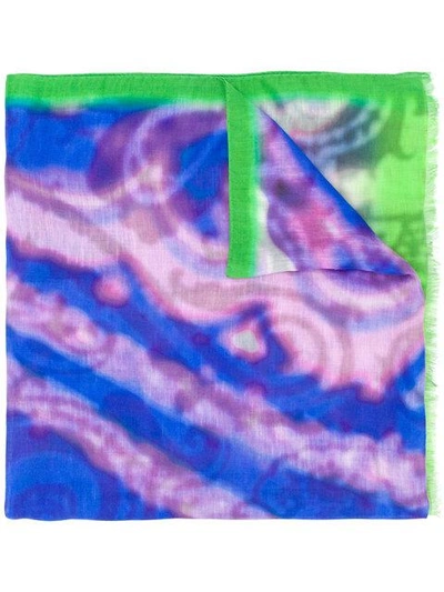 Etro Blurred Print Scarf