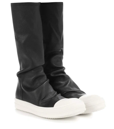 Rick Owens Leather Boots