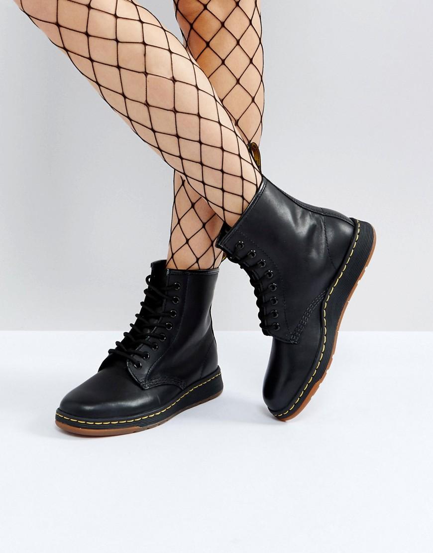 Dr. Martens Lite Newton 8 Eye Boots - Black | ModeSens