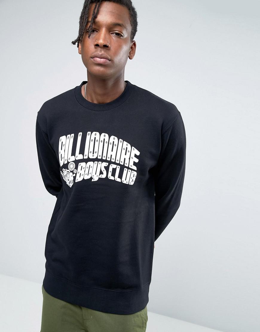 Billionaire Boys Club Sweatshirt With Mechanics Arch Logo - Black ...