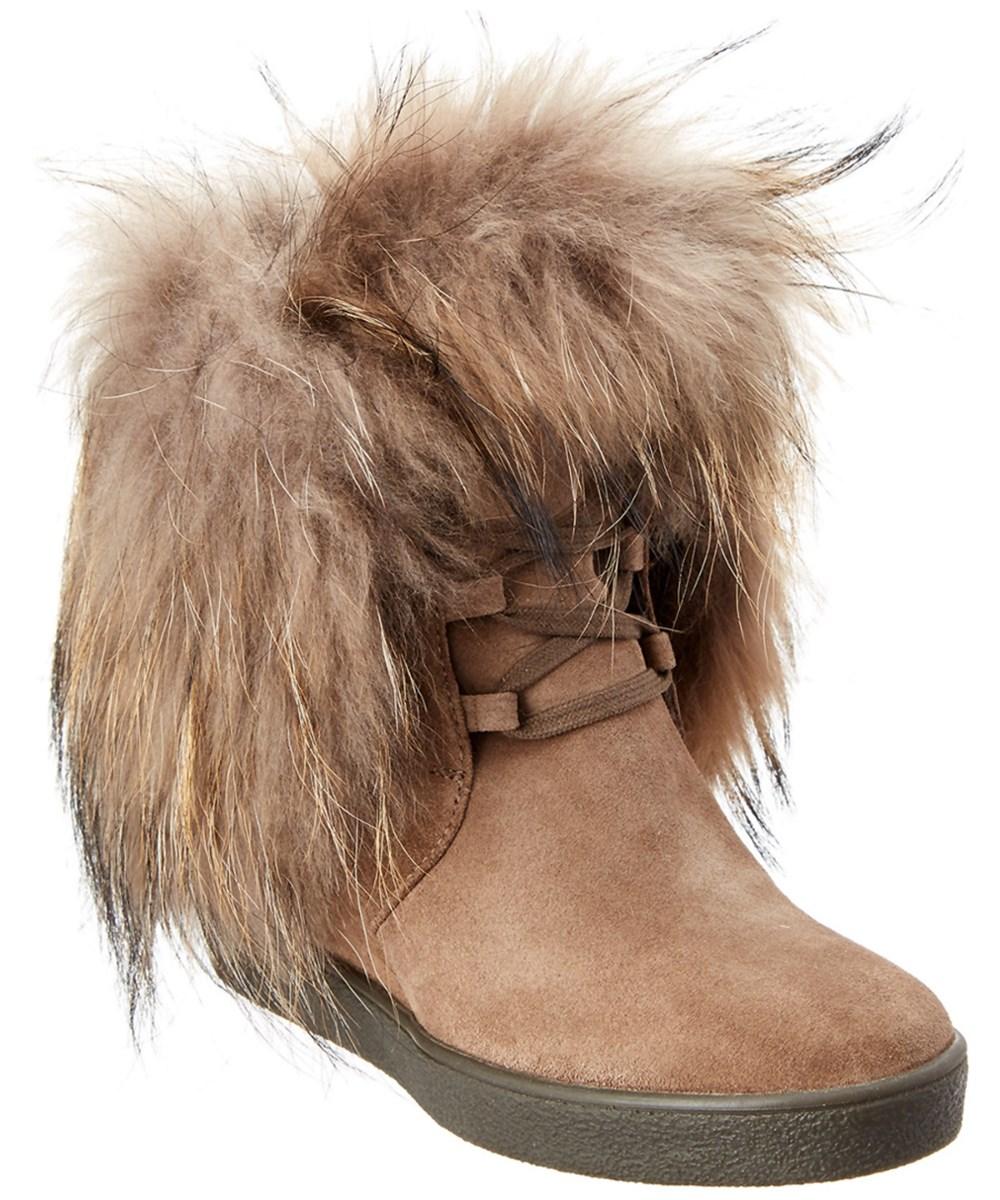 aquatalia boots fur