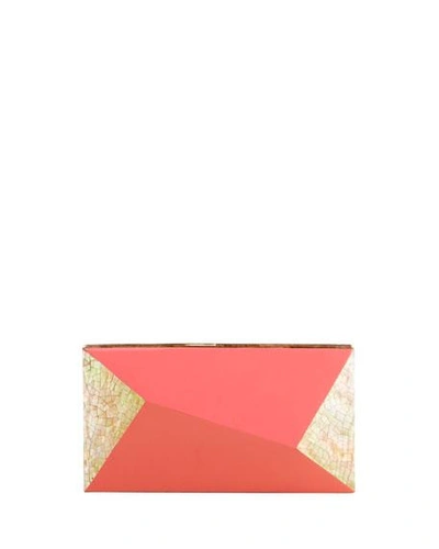 Rafe Melissa Rectangular Minaudiere Clutch Bag In Pink