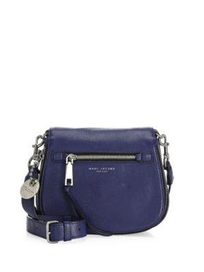 Marc Jacobs Peter Classic Leather Bi-fold Wallet In Dark Blue