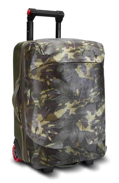 The North Face Stratoliner Medium Wheeled Carry-on - Green In English Green Camo/ Taupe