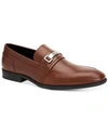 Calvin Klein Men's Lawdon Nappa Leather Loafers Men's Shoes In Tan