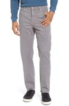 Ag Herringbone Everett Sud Straight Leg Pants In Platinum