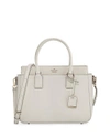 Kate Spade Cameron Street - Sally Leather Satchel - White In Cement