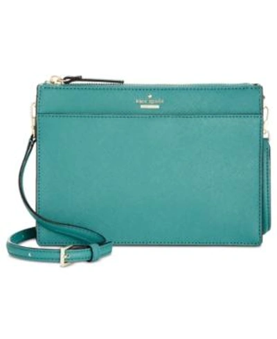 Kate Spade Cameron Street Clarise Leather Shoulder Bag - Green In Pine Needle
