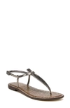 Sam Edelman Gigi Sandal In Pewter Print