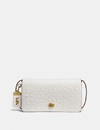 Coach Dinky Aus Charakteristischem Leder In Chalk/brass