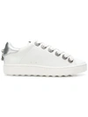 Coach C101 Lowtop-sneaker - Size 5 B In White/silver