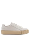 Primury Dyo Low-top Leather Trainers In White