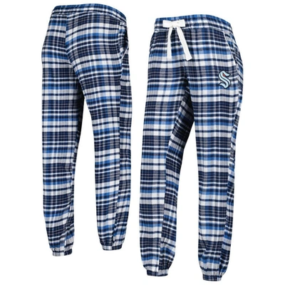 Concepts Sport Deep Sea Blue Seattle Kraken Mainstay Flannel Pants