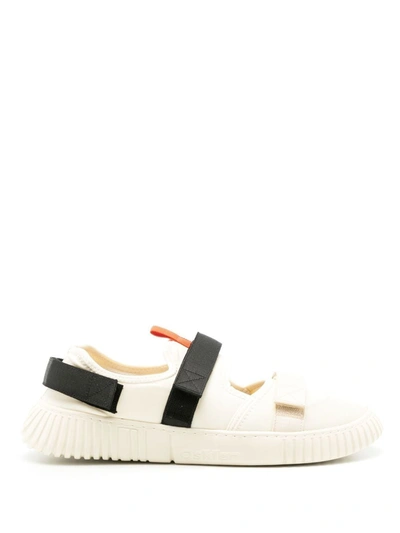 Osklen Cut-out Touch-strap Sneakers In White