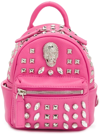 Philipp Plein Phillip Plein Studded Backpack In Pink