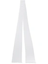 Styland Pussy Bow Scarf In White