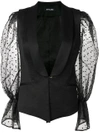 Styland Sleeveless Blazer In Black