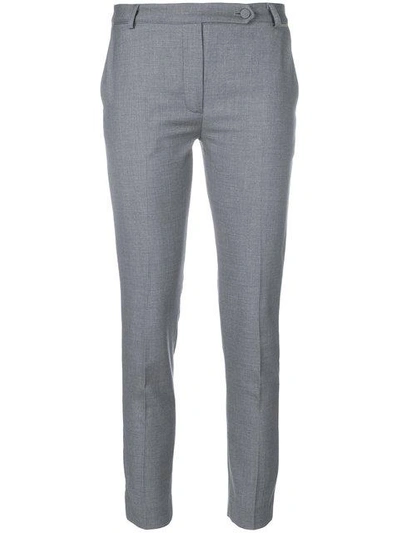 Styland Cropped Tailored Trousers In 6199 Grey