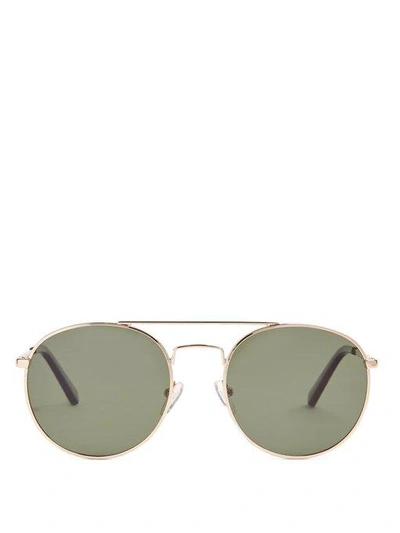 Le Specs Revolution 53mm Aviator Sunglasses - Gold
