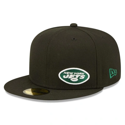 New Era Black New York Jets  Flawless 59fifty Fitted Hat