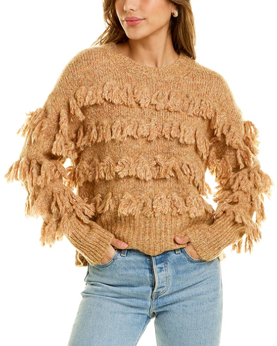 Cinq À Sept Cinq A Sept Aurelia Mohair & Wool-blend Sweater In Brown