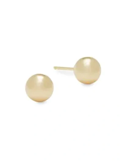 Saks Fifth Avenue Women's 14k Gold 6mm Ball Stud Earrings