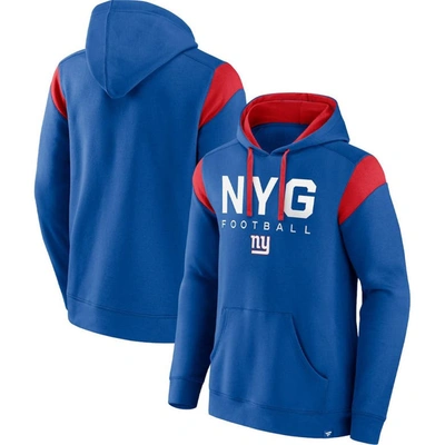 Fanatics Branded Royal New York Giants Call The Shot Pullover Hoodie