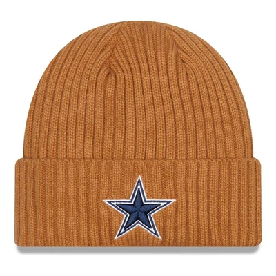 New Era Brown Dallas Cowboys Core Classic Cuffed Knit Hat