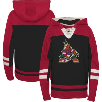 Outerstuff Kids' Youth Black Arizona Coyotes Ageless Revisited Home Lace-up Pullover Hoodie