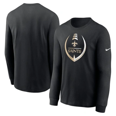 Nike Black New Orleans Saints Icon Legend Long Sleeve T-shirt