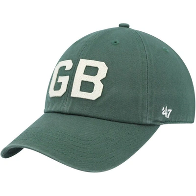 47 ' Green Green Bay Packers Finley Clean Up Adjustable Hat