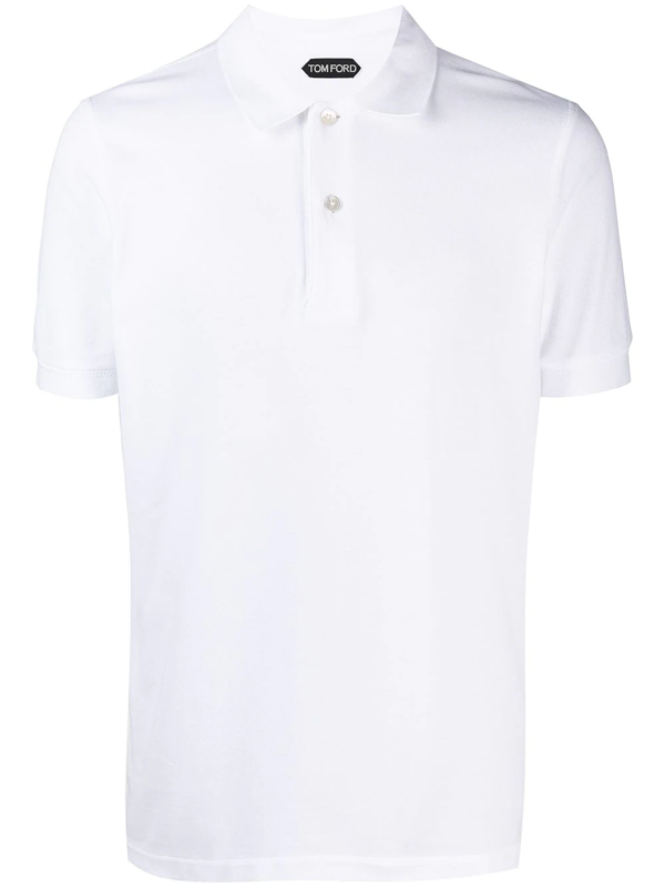 Tom Ford Short-sleeved Polo Shirt In White | ModeSens