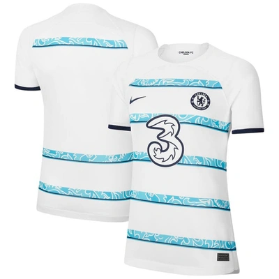 Nike Chelsea Fc 2022/23 Stadium Away  Women's Dri-fit Soccer Jersey In White