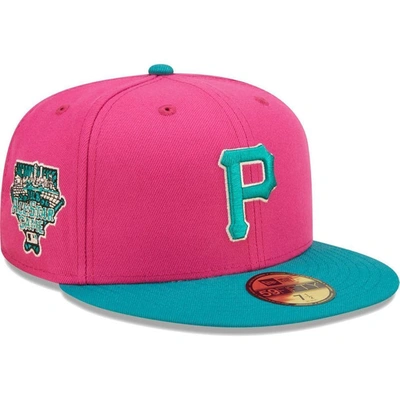 New Era Pink/green Pittsburgh Pirates Cooperstown Collection 2006 Mlb All-star Game Passion Forest 5