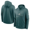 Nike Midnight Green Philadelphia Eagles City Code Club Fleece Pullover Hoodie