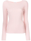 P.a.r.o.s.h . Long Sleeved Knitted Top - Pink