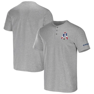 Nfl X Darius Rucker Collection By Fanatics Heather Gray New England Patriots Henley T-shirt